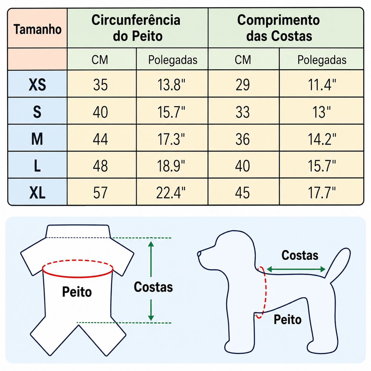 pijama para pets