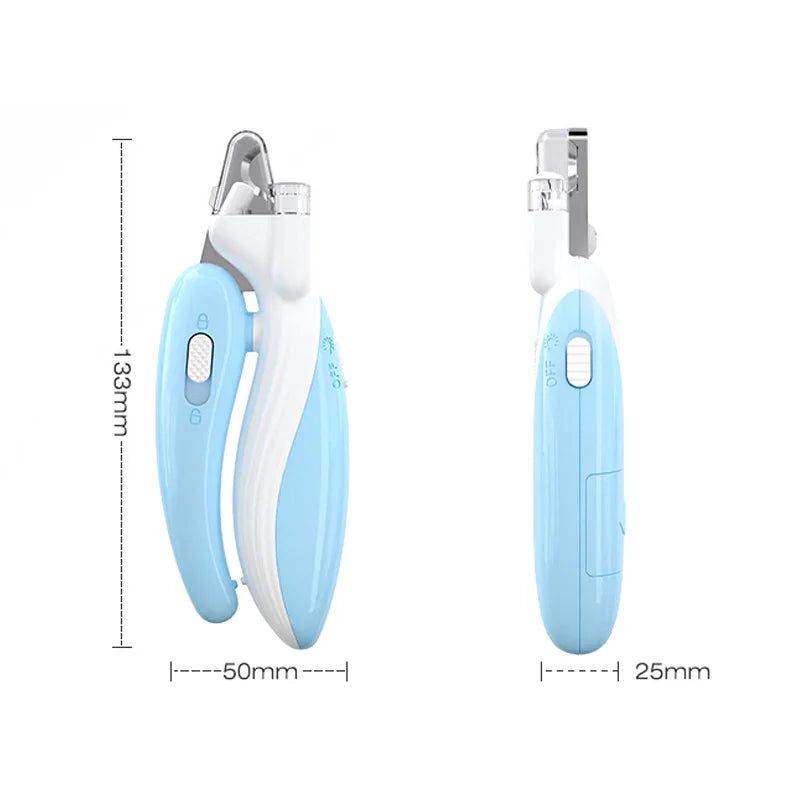 Cortador de Unhas para Pets com Luz LED
