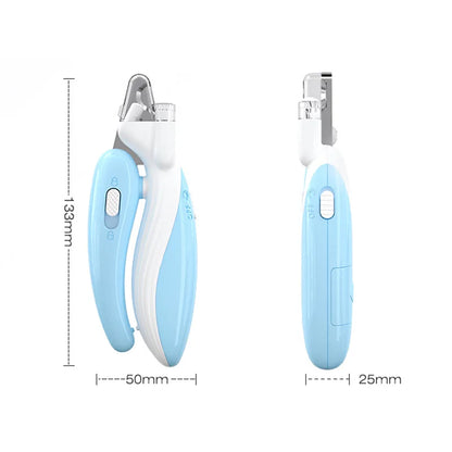Cortador de Unhas para Pets com Luz LED